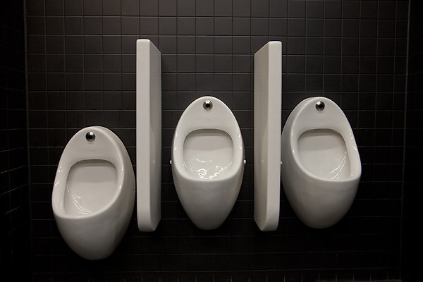 my three urinals